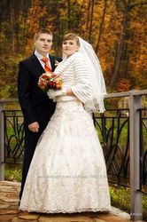 Шикарное свадебное платье