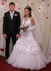 Свадебное платье с камнями Svarovsky в Херсоне и Николаеве