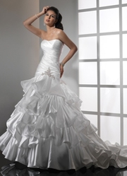 Свадебное платье Luciana копия дизайнеров Maggie Sottero, б/у, 1 день