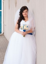Продам шикарное свадебное платье,  размер 52-56