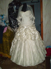 Продам шикарное счастливое свадебное платье 