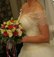 Свадебное платье,  цвет айвори,  размер 46М